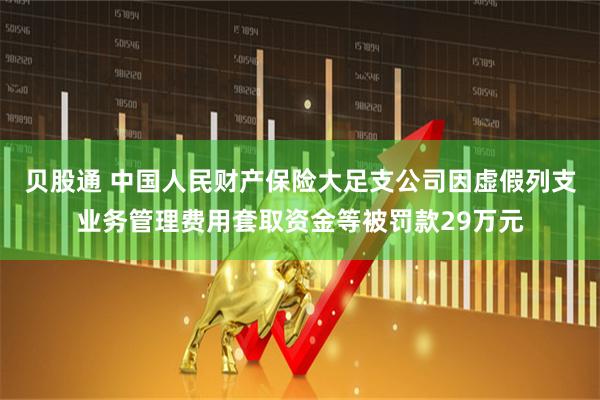 贝股通 中国人民财产保险大足支公司因虚假列支业务管理费用套取资金等被罚款29万元